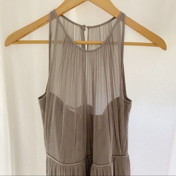 J.Crew Megan Dress - Grey Chiffon - Picture 4 of 7